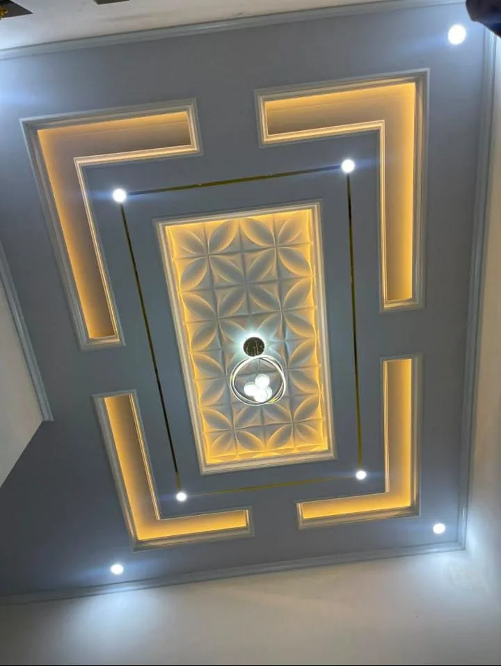 Pemasangan Drop Ceiling Ruang Tamu Pak Rizqi