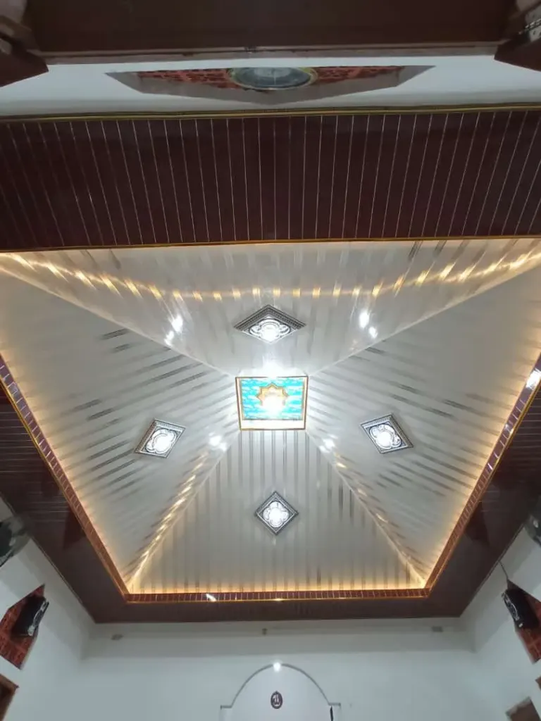 Pemasangan Drop Ceiling Masjid Baitul Hikmah